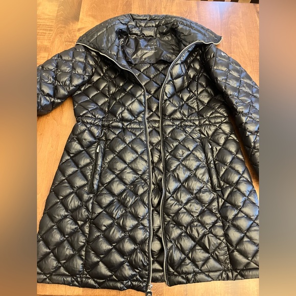 Michael Kors black down puffer jacket long size large. See all photos. - Picture 9 of 9